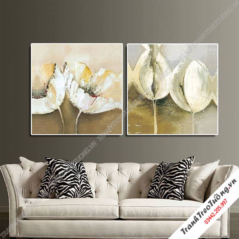 Tranh ghép 2 bức hiện đại C6129