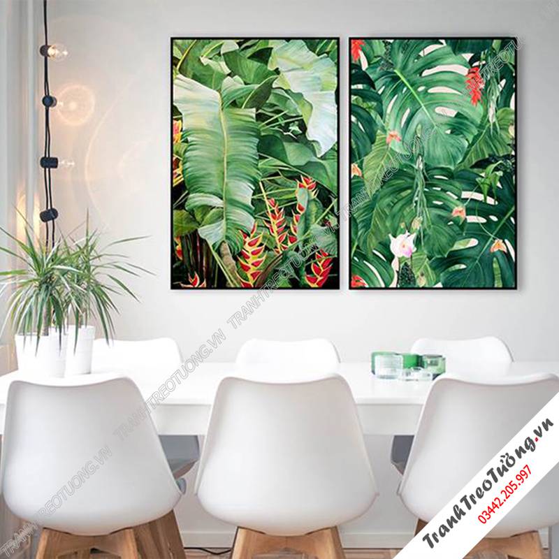 Tranh ghép 2 bức hiện đại C6130