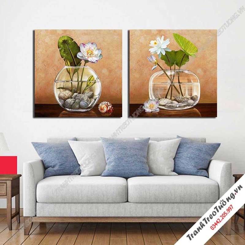 Tranh ghép 2 bức hiện đại C6134