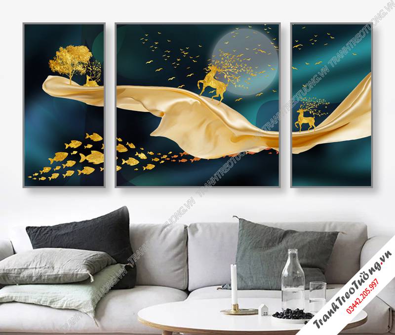 Tranh treo tường khổ dọc C6160