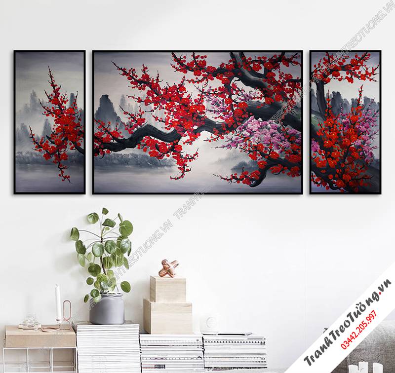 Tranh treo tường khổ dọc C6219