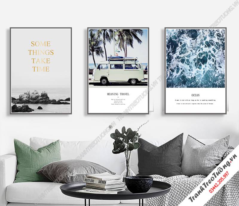 Tranh treo tường khổ dọc C6935