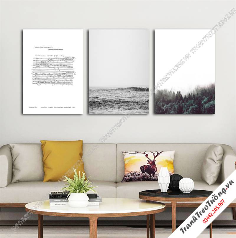 Tranh treo tường khổ dọc C7019