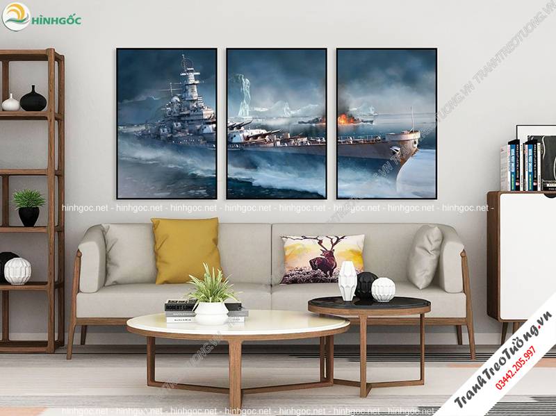 Tranh treo tường khổ dọc C7314