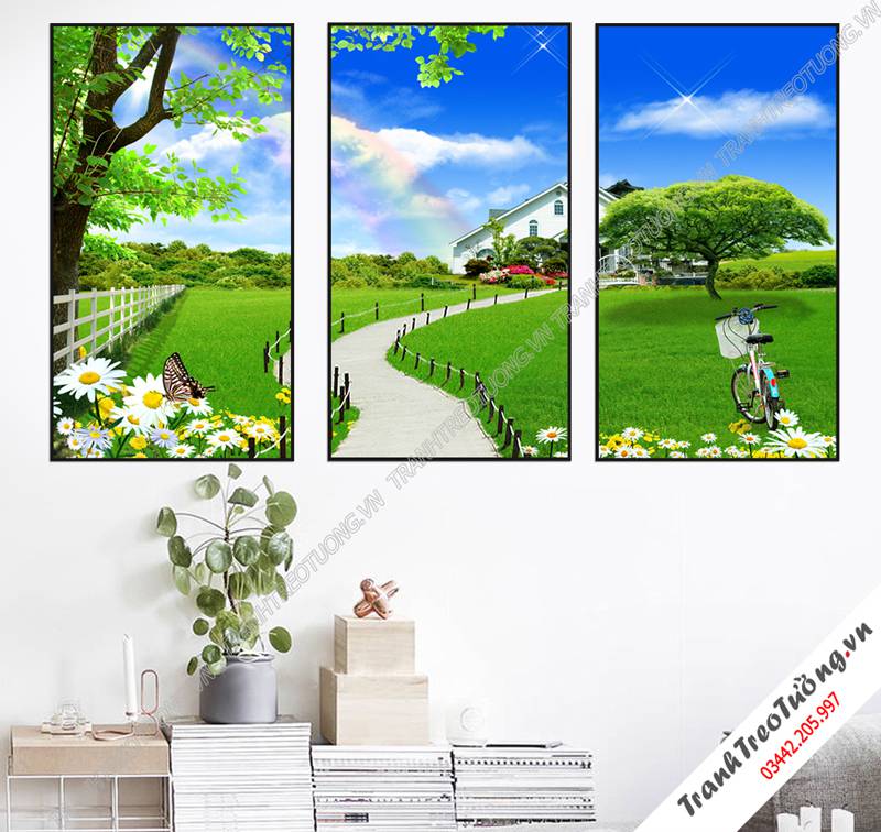 Tranh treo tường khổ dọc C7272