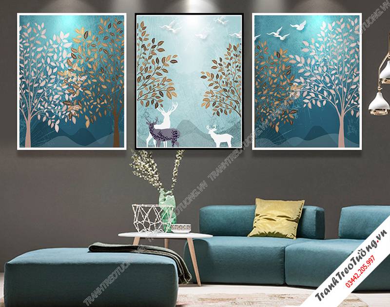 Tranh treo tường khổ dọc C7376