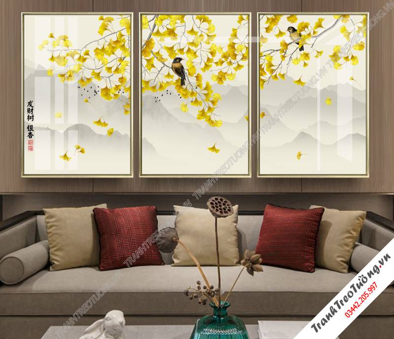 Tranh treo tường khổ dọc C7670