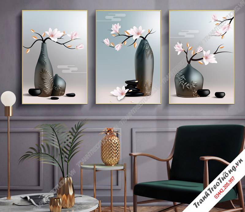 Tranh treo tường khổ dọc C7674