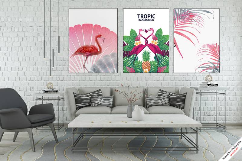 Tranh treo tường khổ dọc C7760