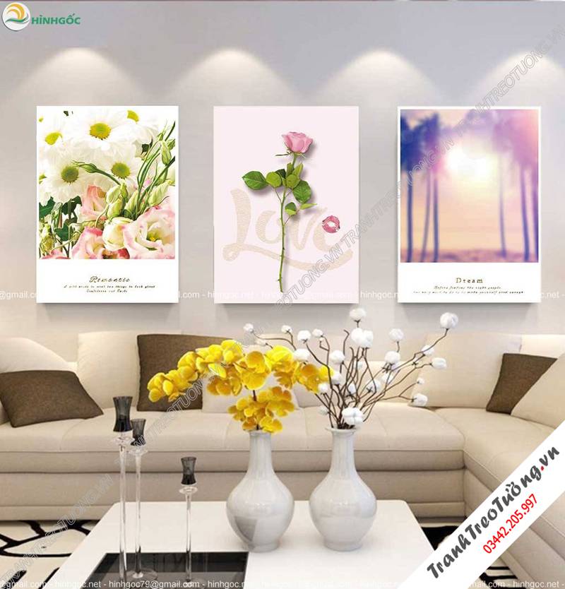 Tranh treo tường khổ dọc C7805
