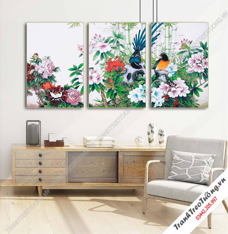 Tranh treo tường khổ dọc C7911