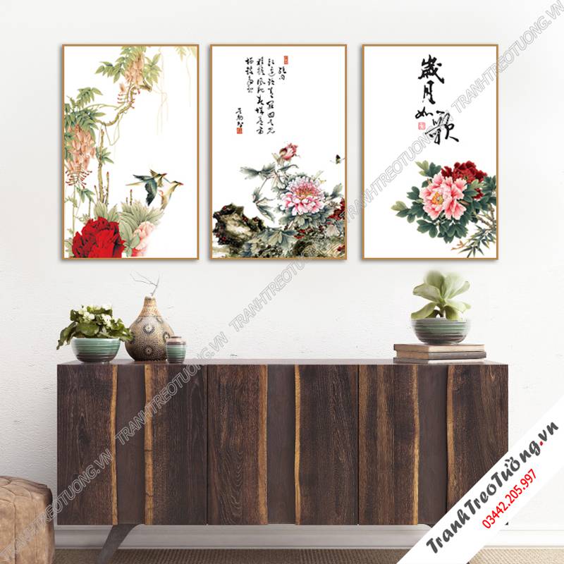 Tranh treo tường khổ dọc C7630