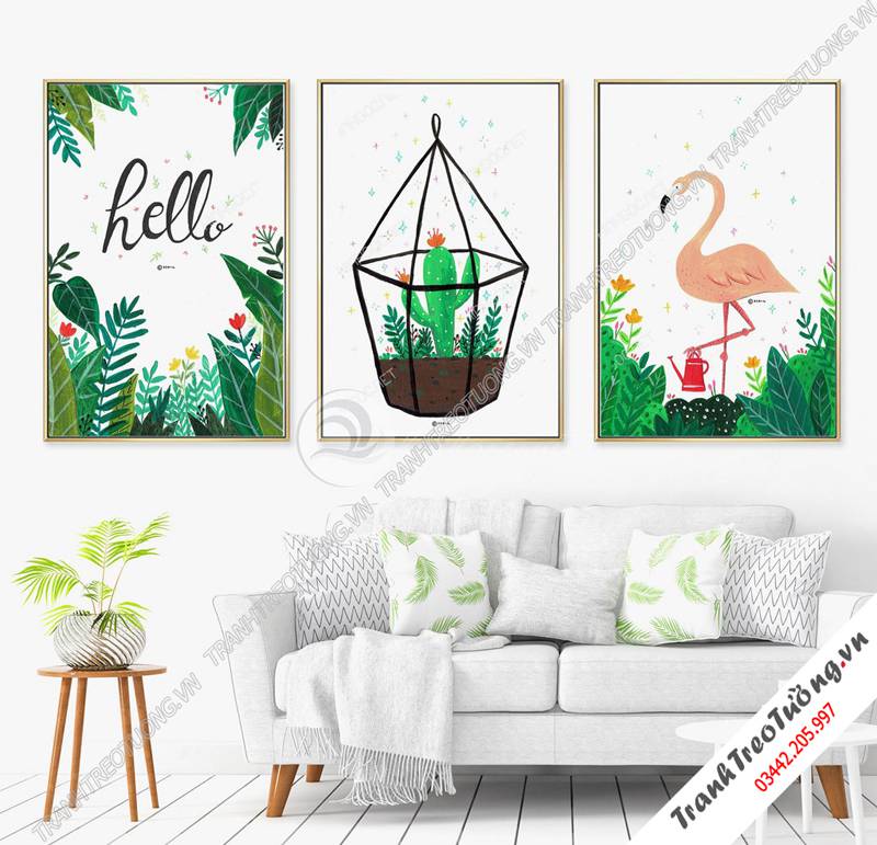 Tranh treo tường khổ dọc C7951
