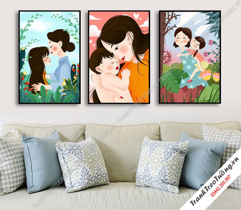 Tranh treo tường khổ dọc C7978