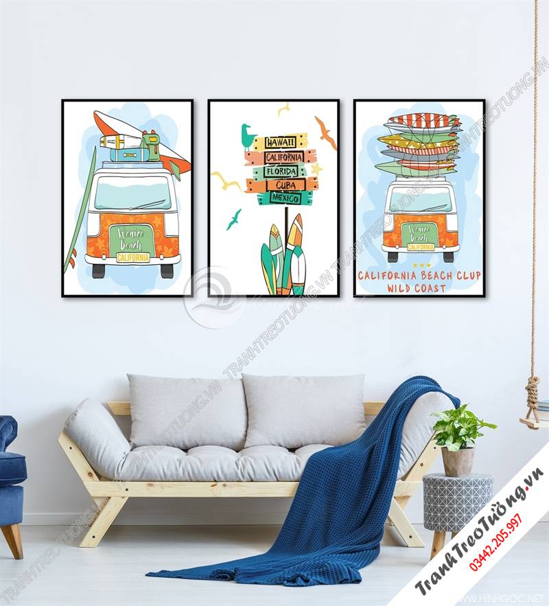 Tranh treo tường khổ dọc C7983