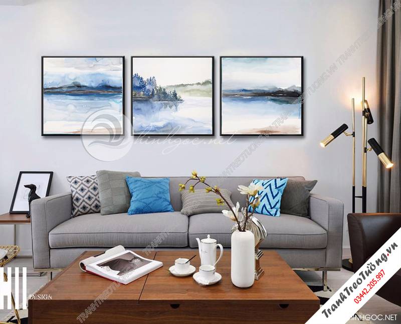 Tranh ghép 2 bức hiện đại C8369