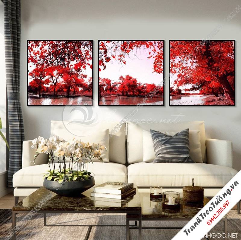 Tranh ghép 2 bức hiện đại C8373