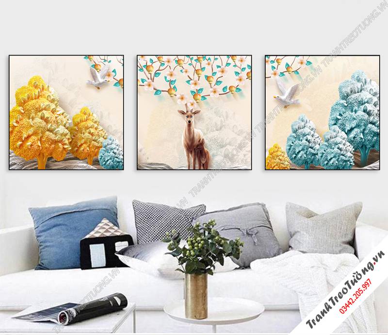 Tranh treo tường khổ dọc C8387