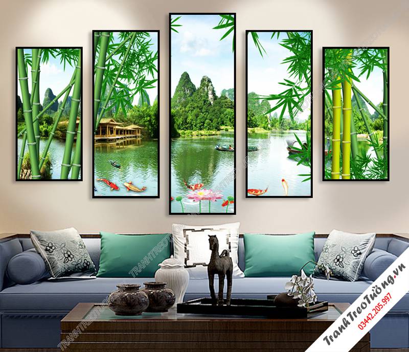 Tranh treo tường khổ dọc C9330
