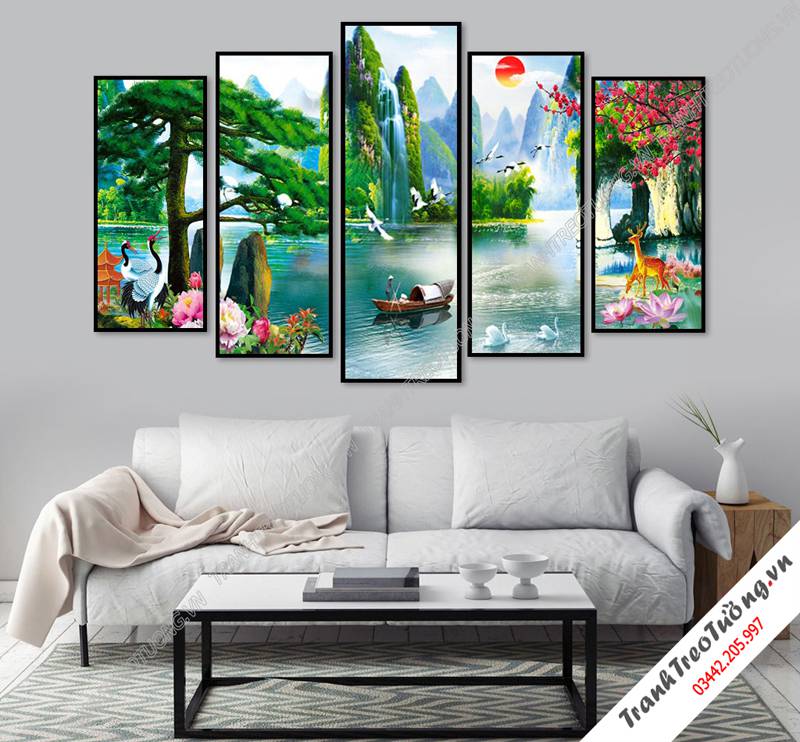 Tranh treo tường khổ dọc C9349