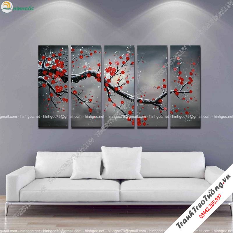 Tranh treo tường khổ dọc C9430
