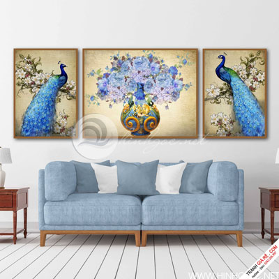 Tranh Động Vật Phòng Khách 3 bức G99