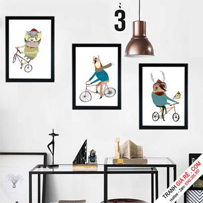 Tranh Trang Trí Phòng Cho Bé 3 bức G27