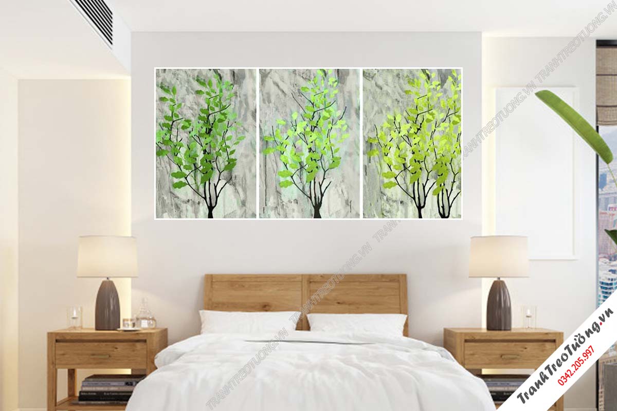 Bộ 3 tranh Hoa ghép Nghệ Thuật M97