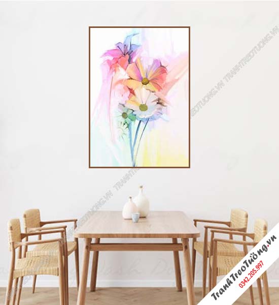 Tranh Hoa giả Sơn Dầu Khổ đứng M178