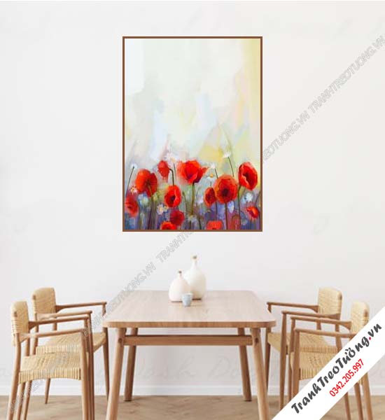 Tranh Hoa giả Sơn Dầu Khổ đứng M183