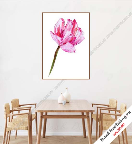 Tranh Hoa giả Sơn Dầu Khổ đứng M186