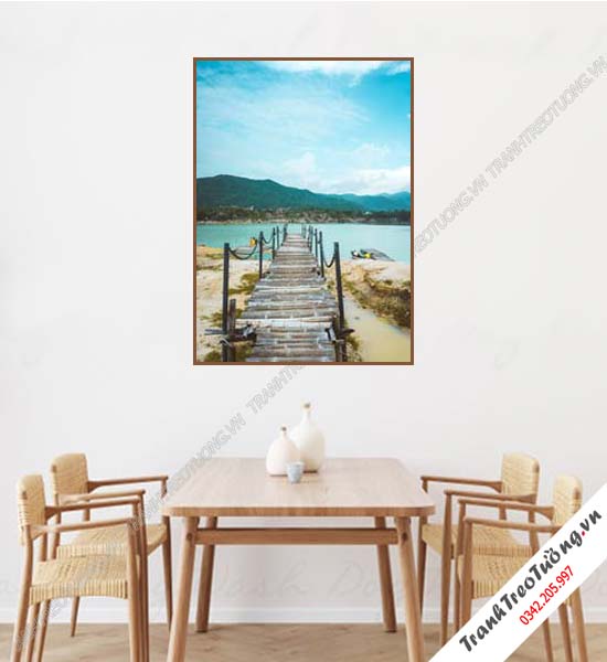 Tranh Hoa giả Sơn Dầu Khổ đứng M237