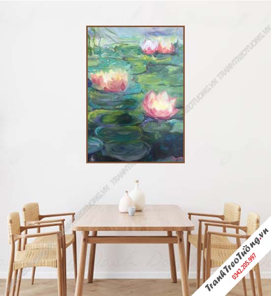 Tranh Hoa giả Sơn Dầu Khổ đứng M238