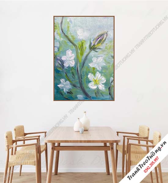 Tranh Hoa giả Sơn Dầu Khổ đứng M274
