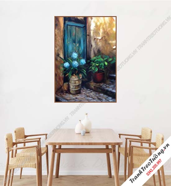 Tranh Hoa giả Sơn Dầu Khổ đứng M329