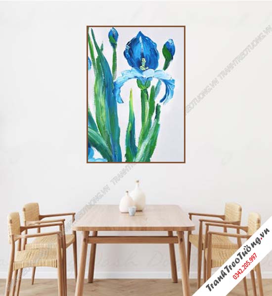 Tranh Hoa giả Sơn Dầu Khổ đứng M338