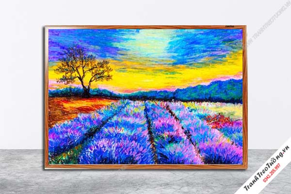 Tranh Hoa Nghệ Thuật giả sơn dầu M100
