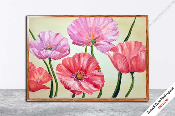Tranh Hoa Nghệ Thuật giả sơn dầu M125