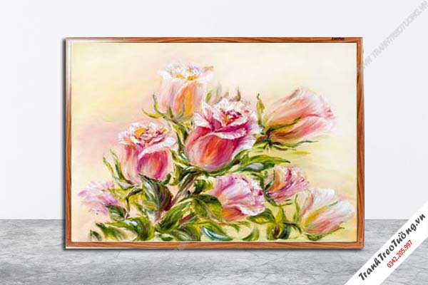 Tranh Hoa Nghệ Thuật giả sơn dầu M148