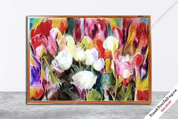 Tranh Hoa Nghệ Thuật giả sơn dầu M150