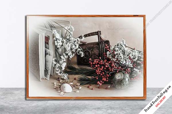Tranh Hoa Nghệ Thuật giả sơn dầu M167