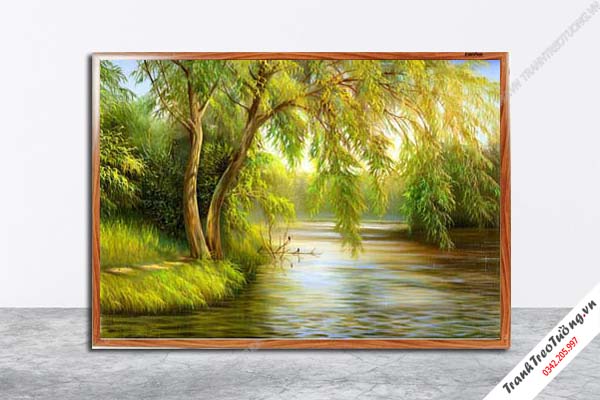 Tranh Hoa Nghệ Thuật giả sơn dầu M180