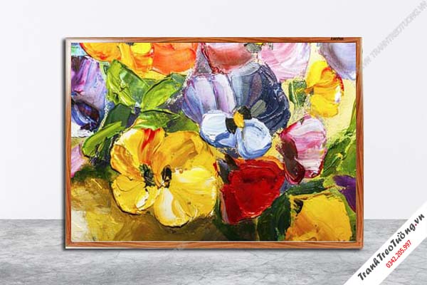 Tranh Hoa Nghệ Thuật giả sơn dầu M190