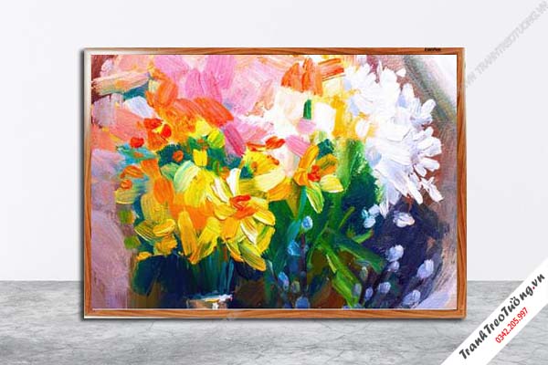 Tranh Hoa Nghệ Thuật giả sơn dầu M199