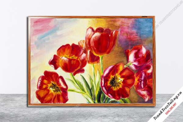 Tranh Hoa Nghệ Thuật giả sơn dầu M205