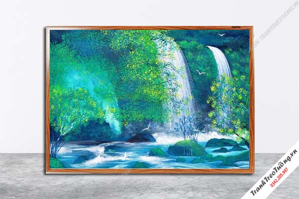 Tranh Hoa Nghệ Thuật giả sơn dầu M223