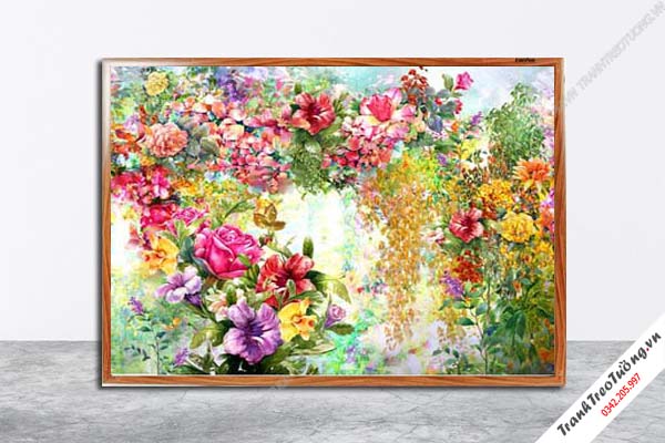 Tranh Hoa Nghệ Thuật giả sơn dầu M282