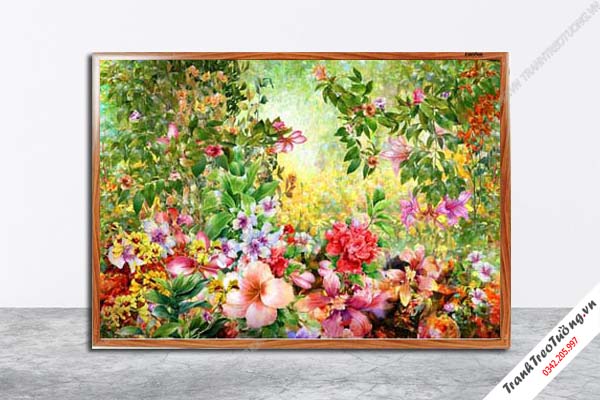 Tranh Hoa Nghệ Thuật giả sơn dầu M283