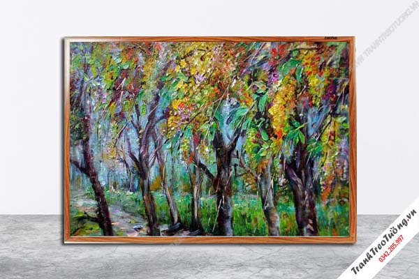 Tranh Hoa Nghệ Thuật giả sơn dầu M307