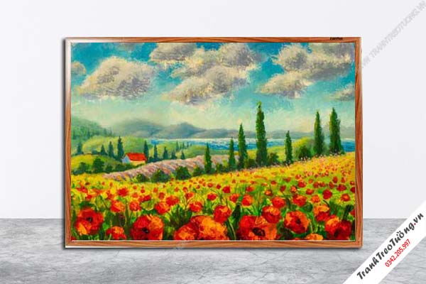 Tranh Hoa Nghệ Thuật giả sơn dầu M329